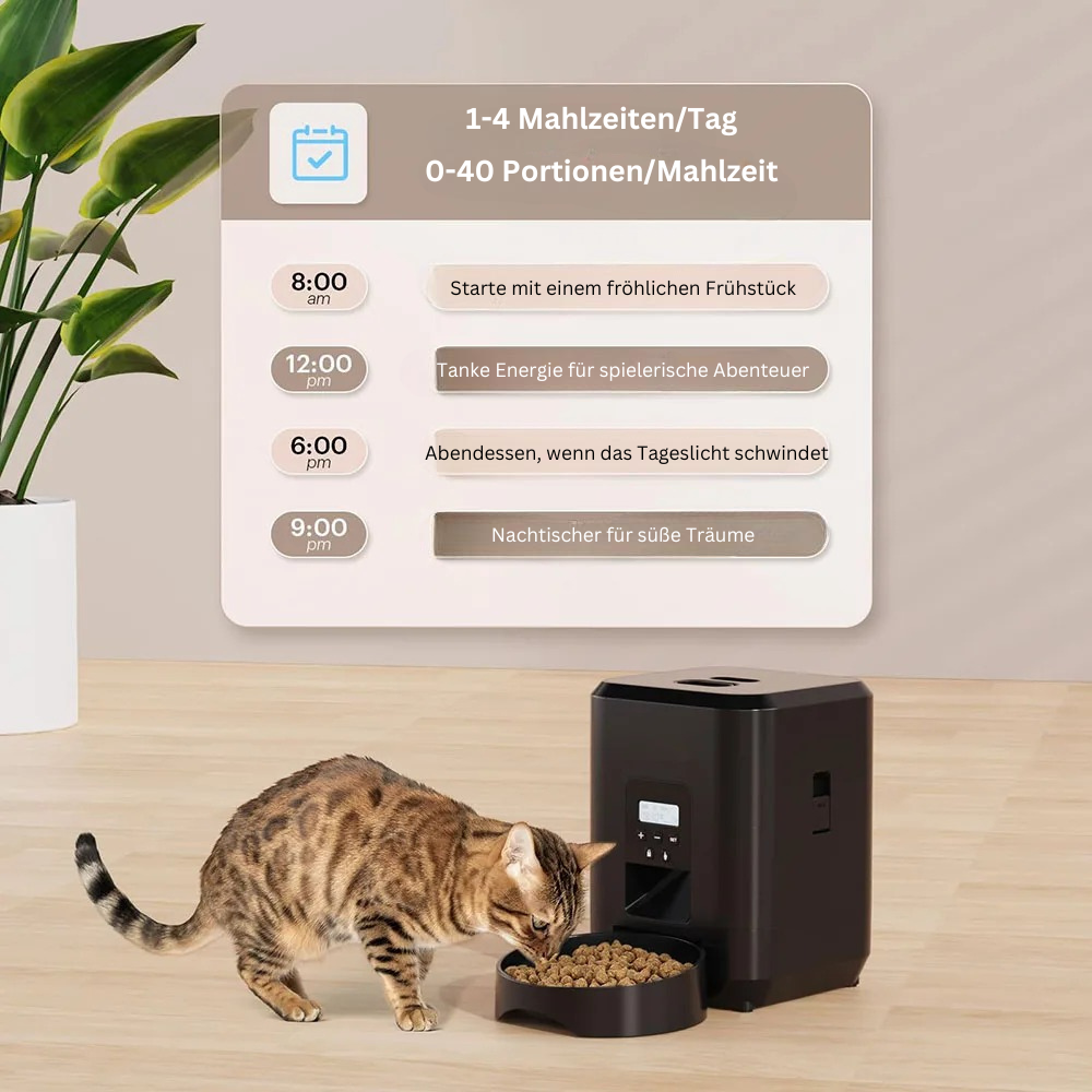 Futterautomat für Katze und Hund